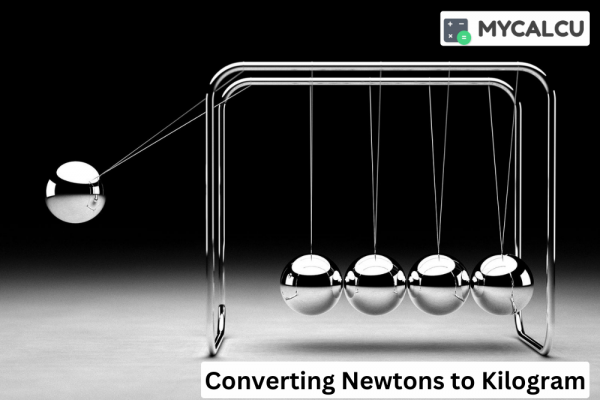 How to easily convert newtons to kilograms